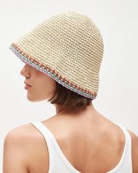 J.Crew - Straw Bucket Hat With Crochet Trim - Lyst