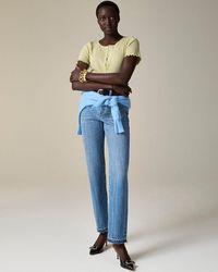 J.Crew - Pointelle Short-Sleeve Knit Cardigan - Lyst