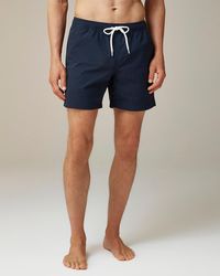 J.Crew - "6" Embroidered Oarsman Stretch Swim Trunk With Econyl Nylon" - Lyst