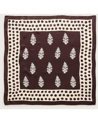 J.Crew - Printed Silk Scarf - Lyst