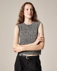J.Crew - Featherweight Cashmere Cropped Sweater Shell - Lyst
