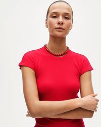 J.Crew - Perfect Rib Dolman-Sleeve T-Shirt - Lyst