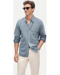 J.Crew - Washed Piqué Button-Down Shirt - Lyst