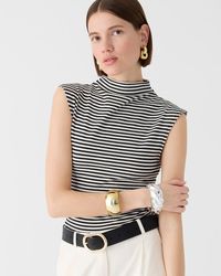 J.Crew - Fitted Mockneck Tank Top - Lyst