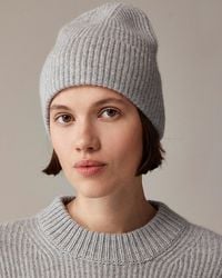 J.Crew - Ribbed Cashmere Beanie - Lyst