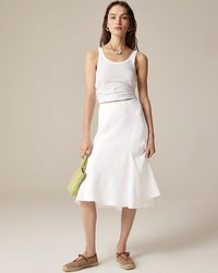 J.Crew - Gwyneth Flounce-Hem Slip Skirt - Lyst