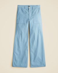 J.Crew - Camp-Pocket Wide-Leg Pant - Lyst