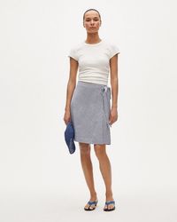 J.Crew - Tall Knee-Length Wrap Skirt - Lyst
