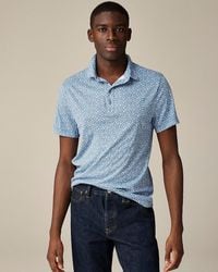 J.Crew Tall Performance Polo Shirt With Coolmax in Pink for Men Lyst