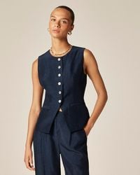 J.Crew - Essential Cutaway Vest Top - Lyst