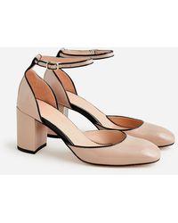 J.Crew Elsie Made-in-italy Suede Pumps in Green | Lyst