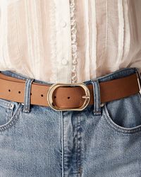 J.Crew - Oval Buckle Belt - Lyst