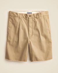 J.Crew - Wallace & Barnes 8" Pleated Cutoff Chino Short - Lyst