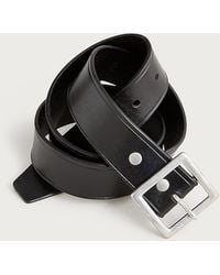 J.Crew - Wallace & Barnes Italian Leather Belt With Square Brass Buckle - Lyst