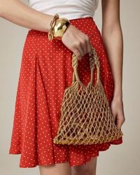 J.Crew - Small Cadiz Hand-Knotted Rope Tote - Lyst