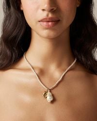 J.Crew - Rope-Tied Pendant Necklace - Lyst