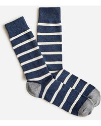 J.Crew - Naval-Striped Socks - Lyst