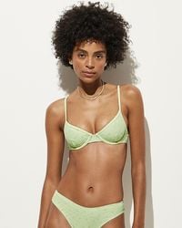 J.Crew - Underwire Eyelet Bikini Top - Lyst