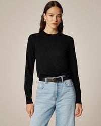 J.Crew - Carolyn Fitted Crewneck Sweater - Lyst