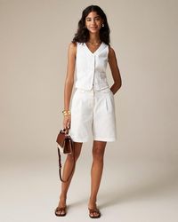J.Crew - Pleated Button-Front Short - Lyst