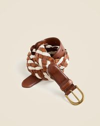 J.Crew - Braided Rope And Leather Belt - Lyst