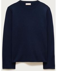 J.Crew - Cashmere Rolled-Hem Crewneck Sweater - Lyst