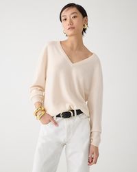 J.Crew - Cashmere Relaxed V-Neck Sweater - Lyst