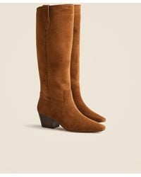 J.Crew - New Piper Square-Toe Knee-High Boots - Lyst