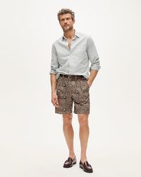J.Crew - "8" Pleated Cotton-Linen Blend Short - Lyst