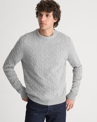 J.Crew - Cashmere Cable-Knit Sweater - Lyst