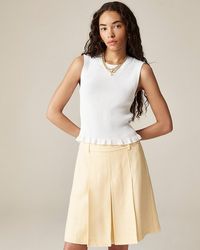 J.Crew - Ruffle-Trim Shell Tank Top - Lyst