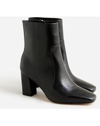 J.Crew - Almond-Toe Ankle Boots - Lyst
