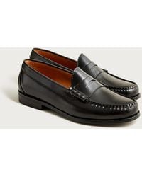 J.Crew - Camden Leather Loafers With Rubber Soles - Lyst