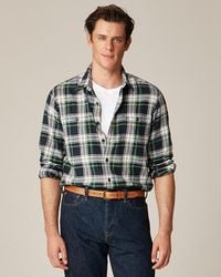 J.Crew - Cotton-Hemp Blend Twill Workshirt - Lyst