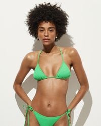 J.Crew - Scrunchie String Bikini Top - Lyst