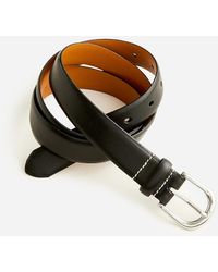 J.Crew - Leather Round-Buckle Dress Belt - Lyst