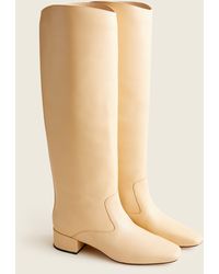 J.Crew Roxie Knee-high Boots In Leather - Natural