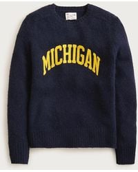 J.Crew - '47 X Brushed Wool Michigan Sweater - Lyst
