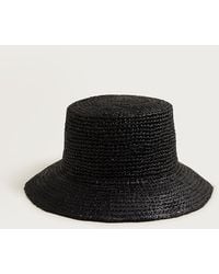 J.Crew - Wide-Brim Raffia Bucket Hat - Lyst
