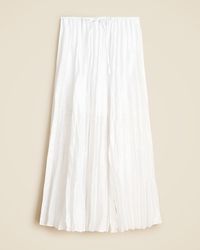 J.Crew - Pleated Drawstring Maxi Skirt - Lyst
