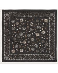 J.Crew - Printed Lightweight Cotton Scarf - Lyst