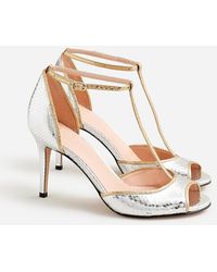 J.Crew - Collection Rylie T-Strap Heels - Lyst
