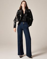 J.Crew - Denim Trouser Jean With Stacked Buttons - Lyst