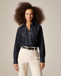 J.Crew - Jules Western Shirt - Lyst