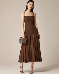 J.Crew - Collection Smocked Chiffon Dress - Lyst