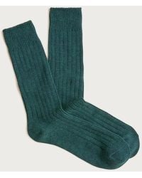 J.Crew - Ribbed Cotton-Blend Socks - Lyst