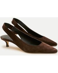 J.Crew - Robin Wide-Slingback Heels - Lyst