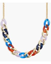 J.Crew Acetate Chain Necklace - Multicolor