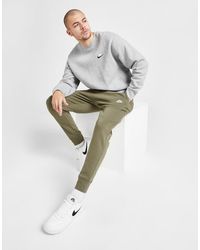 nike foundation cuffed fleece joggers red tick