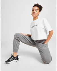 calvin klein joggers womens grey